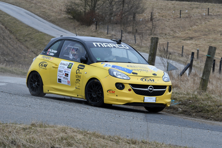 Marco Gersager og Carina Møller brugte DM-premieren og træningsbilen til at optimere deres samarbejde med henblik på den tyske ADAC Opel Rallye Cup
(Foto: Morten Dam - autoMOTIV/specialpress)
